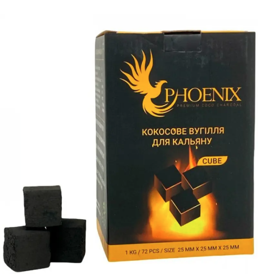 Уголь кокосовый Phoenix 1 кг