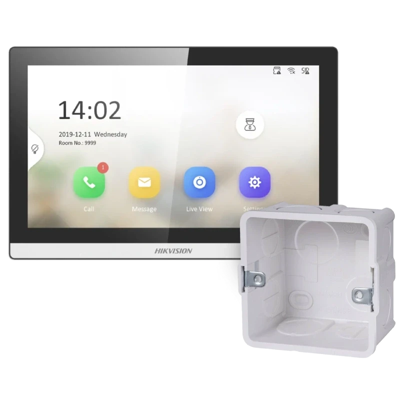 Комплект Hikvision DS-KH6350-WТE1/DS-KAB86 (2914684646)