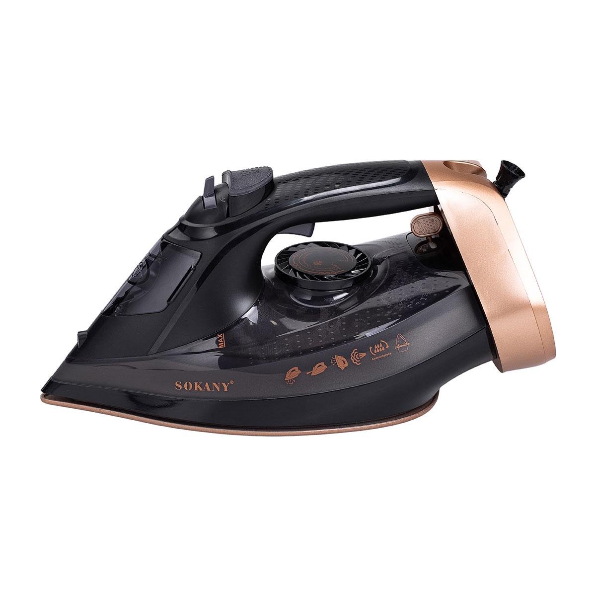 Праска з парою Sokany з автовідключенням бездротового для одягу 2400 Вт (5883) - фото 6 Праска з парою Sokany з автовідключенням бездротового для одягу 2400 Вт (5883) - фото 6