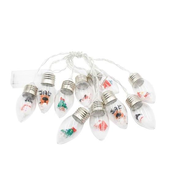 Гирлянда Рождественская со снегом 10 ламп 1.5 м Теплый белый (30365053) - фото 2 Гирлянда Рождественская со снегом 10 ламп 1.5 м Теплый белый (30365053) - фото 2