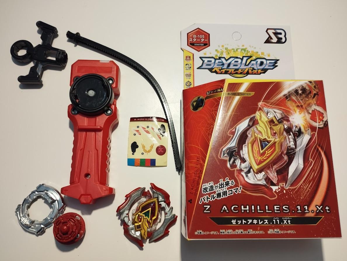 Дзига Beyblade B105 Achilles.11. Xt A4 із ручкою й пусковим механізмом (B-105) - фото 3