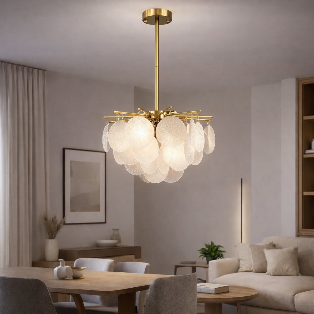 Люстра Golden Bloom на 6 ламп E14 (20128/GD) Люстра Golden Bloom на 6 ламп E14 (20128/GD)