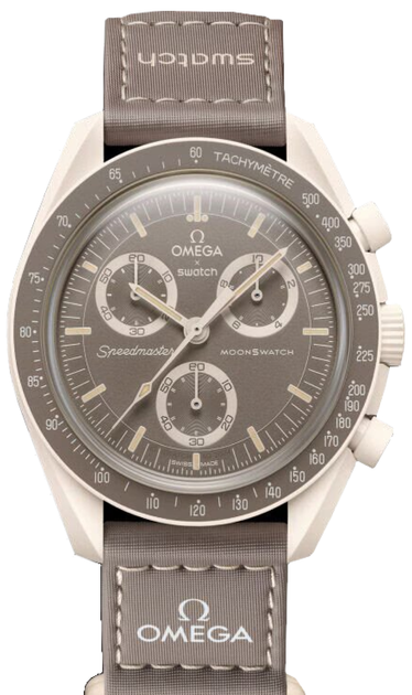 Наручний годинник Swatch x Omega Bioceramic MoonSwatch Collection Mission on Earth-Desert (SO33T103)
