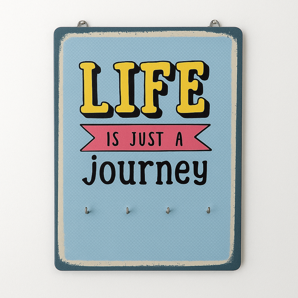 Ключниця вертикальна настінна Life is just a journey (KEDB 20F005)