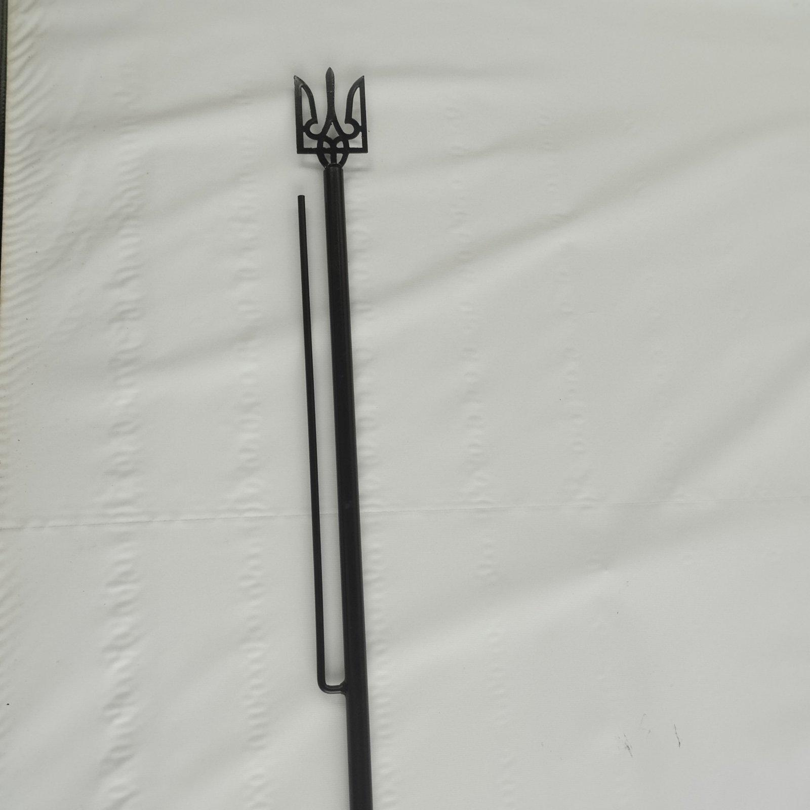 Флагшток с закладной деталью, с трезубцем, 3,5м