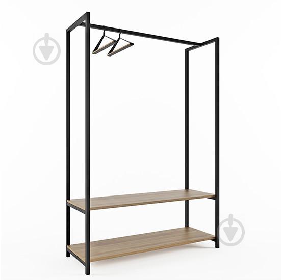 Вешалка рейл GoodsMetall в стиле Лофт 1800х1500х400 "Шоурум2"