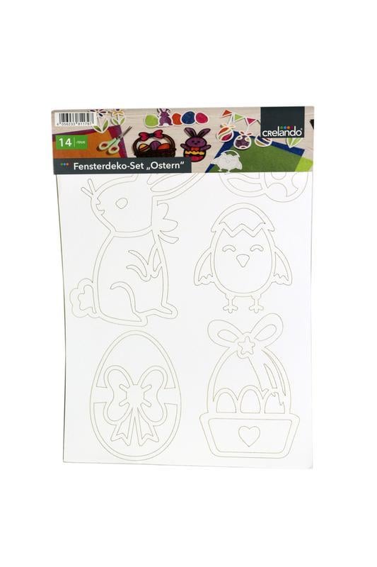 Набор для пасхальных декора окон трафареты Crelando (373468) - фото 2 Набор для пасхальных декора окон трафареты Crelando (373468) - фото 2