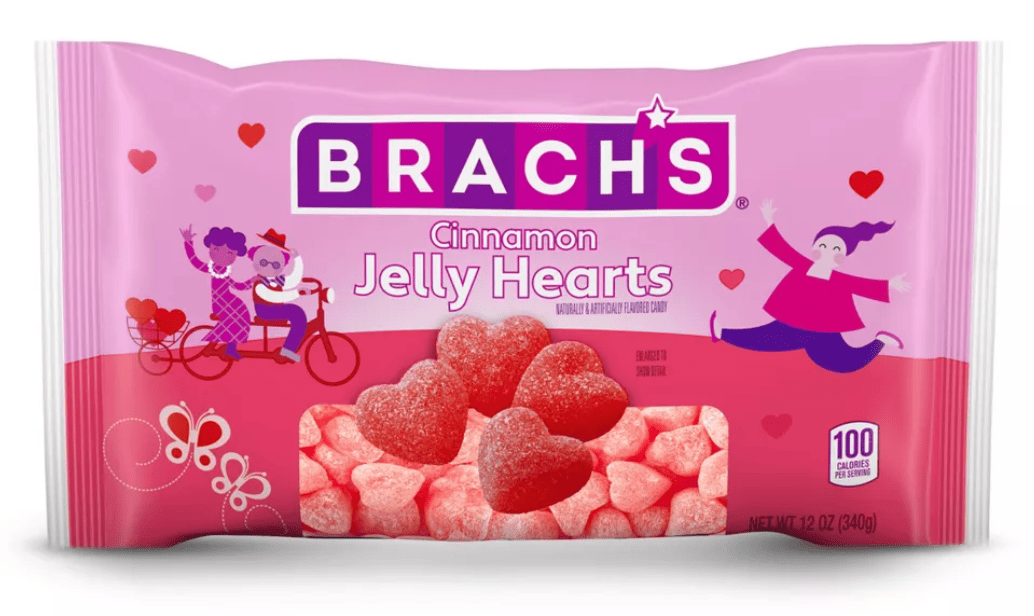 Конфеты желейные Brach's Valentine's Cinnamon Jelly Hearts Candy 340 г (2900651087)
