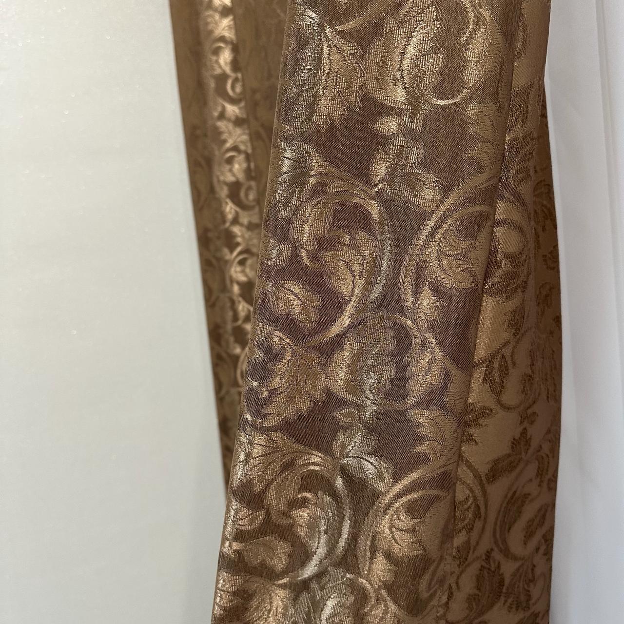 Штори Севілья жаккардові 1,5 х2,7 м 2 шт. Коричневий - фото 8