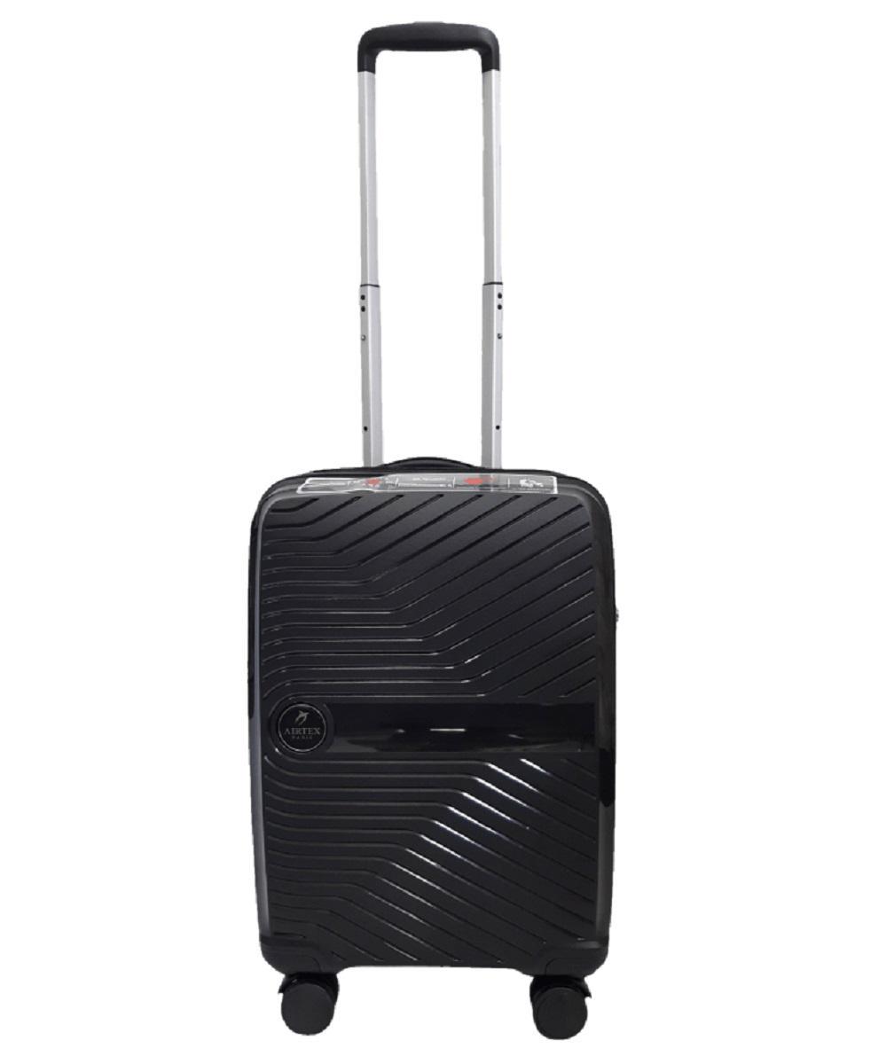 Чемодан пластиковый AIRTEX 280 малый Черный (Ap00036)