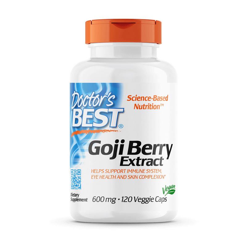 Экстракт ягод годжи Doctor's Best Goji Berry Extract 600 mg 120 Veg Caps