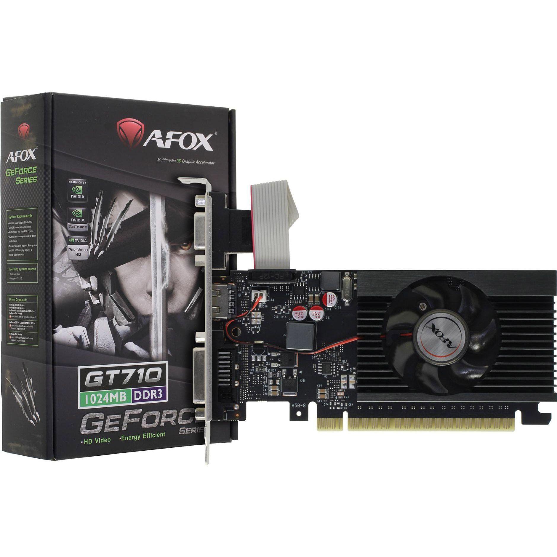 Відеокарта AFOX GeForce GT 710 1 GB GDDR3 (ERC-AF710-1024D3L5-V3) - фото 3