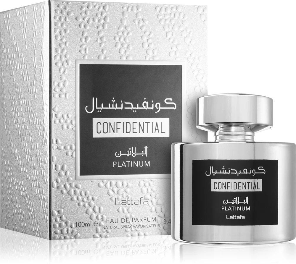 Парфюмированная вода для мужчин Lattafa Confidential Platinum 100 мл (381367)
