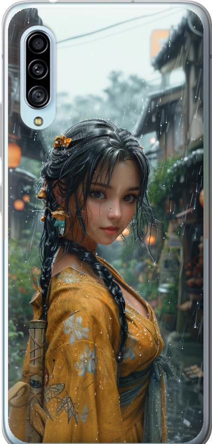 Чехол на Samsung Galaxy A90 5G Anime-girl (6133u-1800-42517)