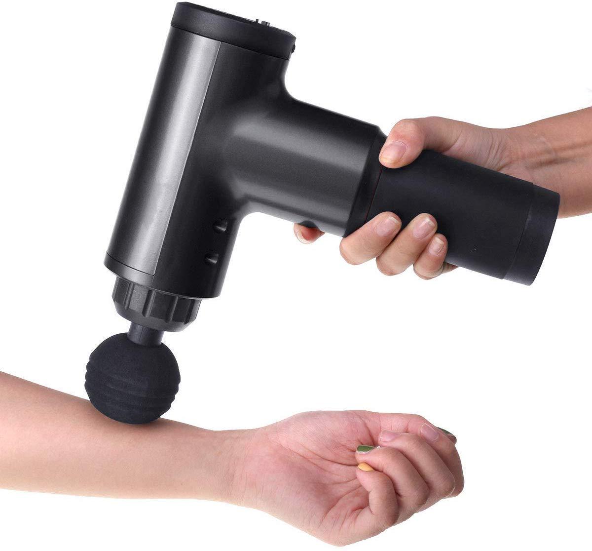 Ручний масажер для м'язів Rias Fascial Gun KH-320 Black (3_01147) - фото 6