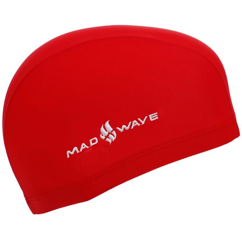 Шапочка для плавання Mad Wave Lycra Junior M052001 Червоний (60444189) - фото 4