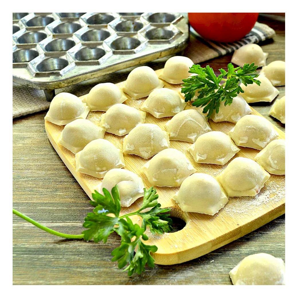 Форма для пельменей RS-118 на 37 отверстий шестигранная алюминиевая (7) - фото 5