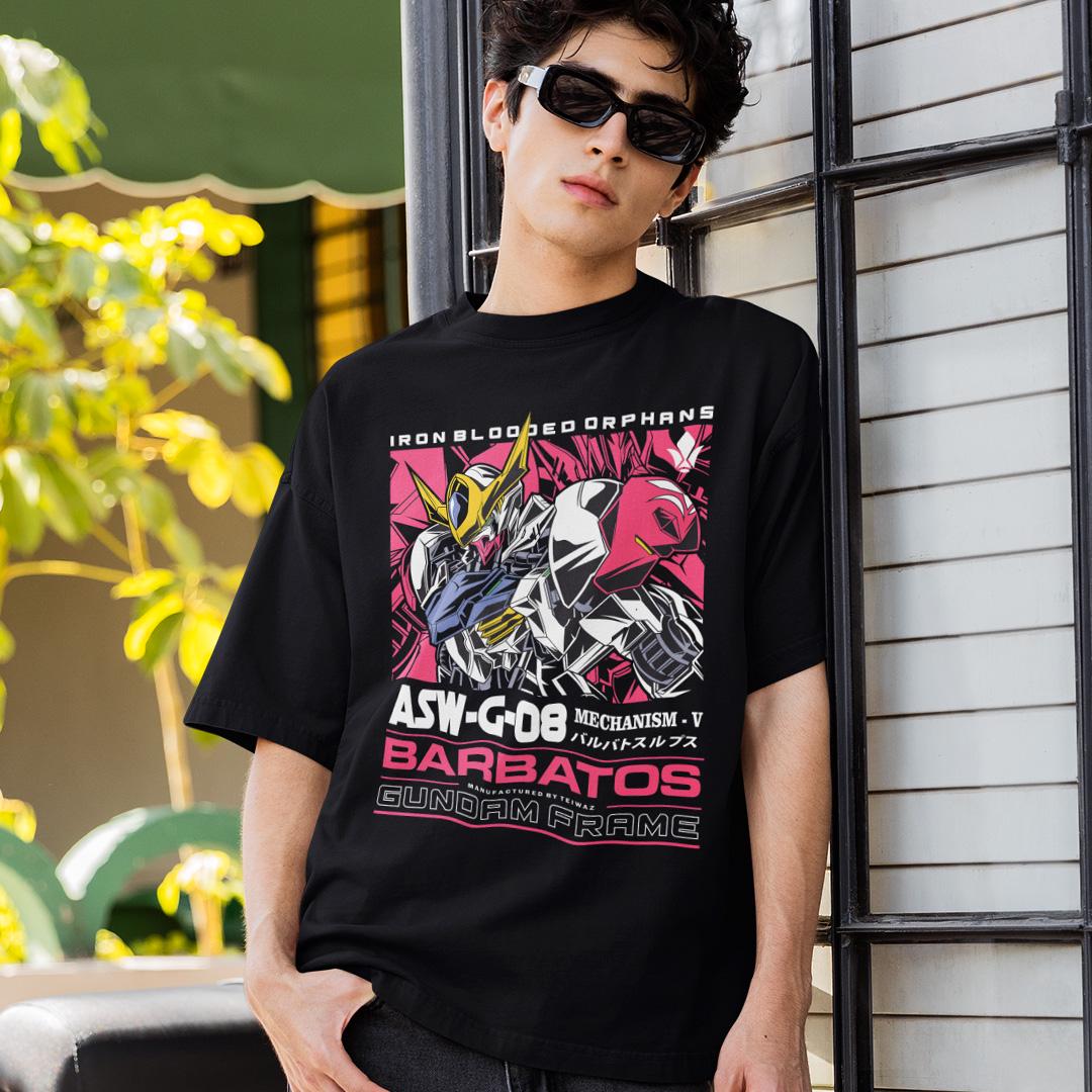 Футболка унисекс Gundam ASW G 08 3XL Черный (0000013080)