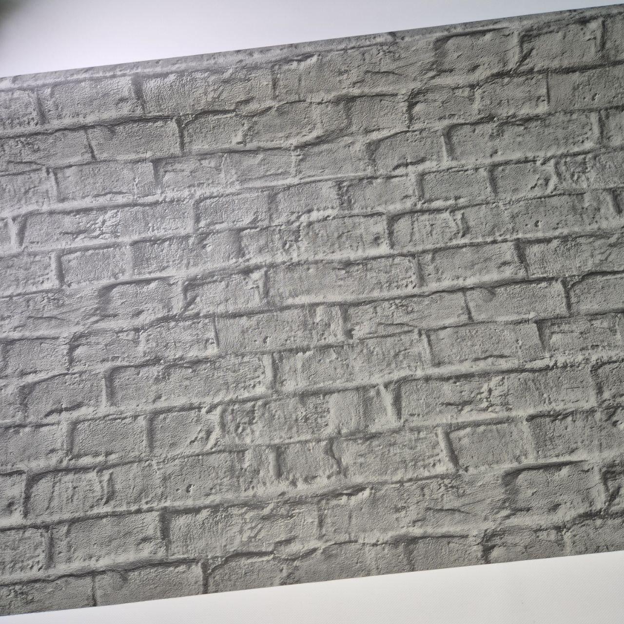 Шпалери вінілові Marburg 1034120 під цеглу для спальні/вітальні/кухні/коридору 1,06x10 м Темно-сірий (1034120) - фото 2 Шпалери вінілові Marburg 1034120 під цеглу для спальні/вітальні/кухні/коридору 1,06x10 м Темно-сірий (1034120) - фото 2