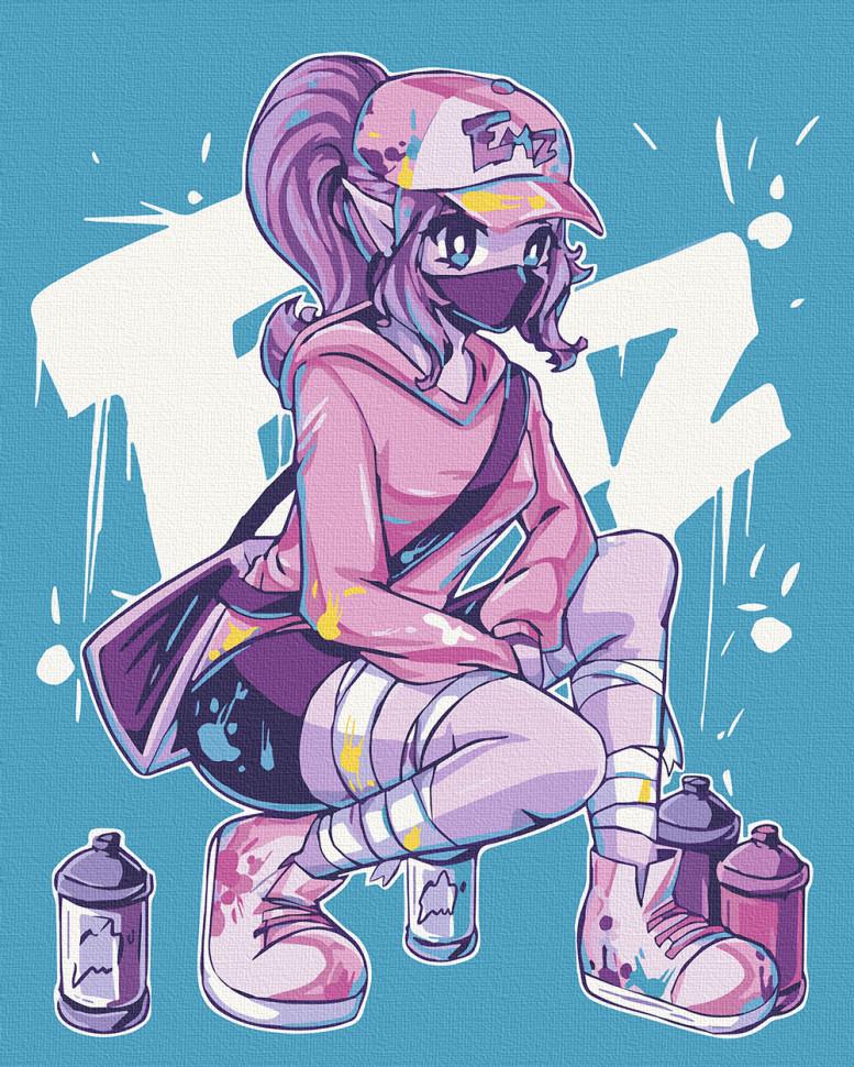 Картина по номерам Art Craft "Style girl" 40х50 см (10218-AC)