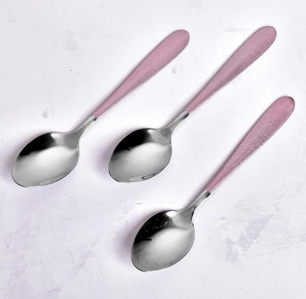 Ложка чайная Stenson Pink mat 3 шт. (AN013191)