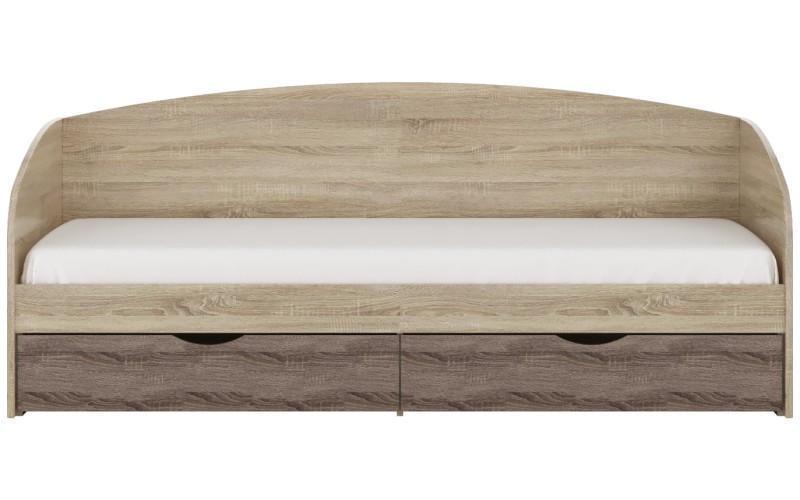 Кровать Эверест Комфорт сплошной щит 80x190 см Дуб сонома/Трюфель (ЕВ20054) - фото 5 Кровать Эверест Комфорт сплошной щит 80x190 см Дуб сонома/Трюфель (ЕВ20054) - фото 5