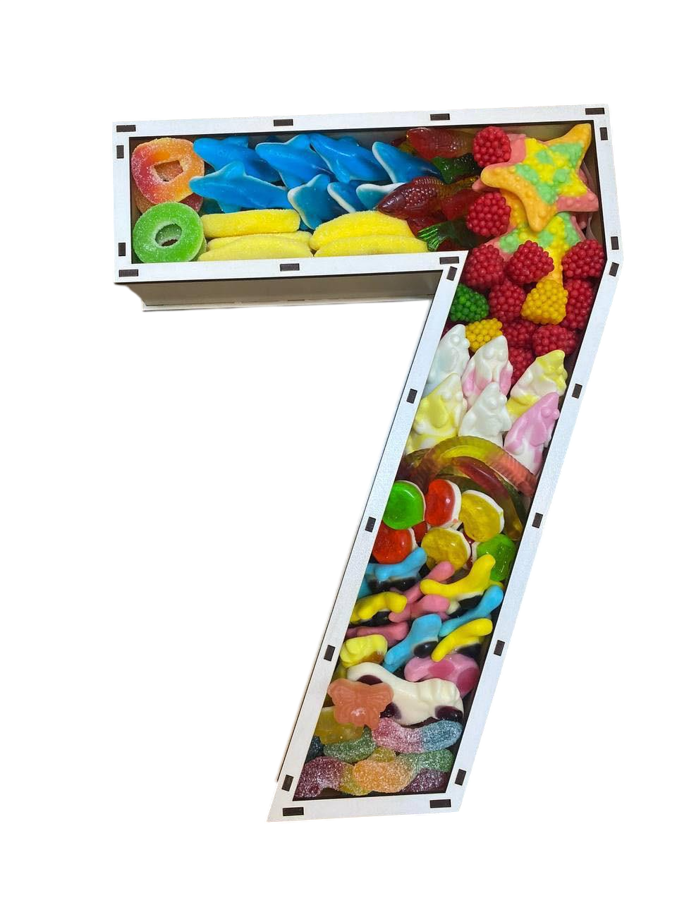 Подарочный бокс сладкий Trolli Цифра 7 ДВП из желе (2509711736)