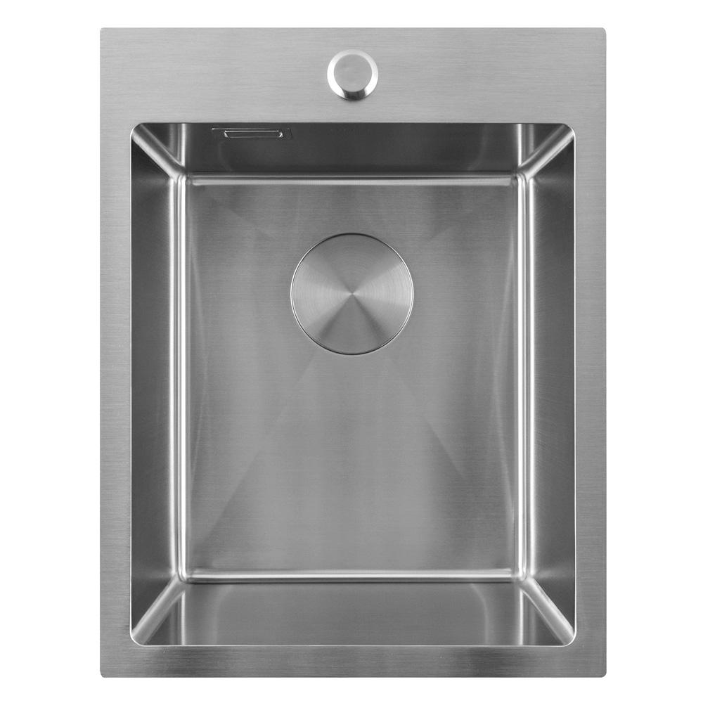 Мойка кухонная Minola Lavio SRZ 39314 из нержавеющей стали (1689)