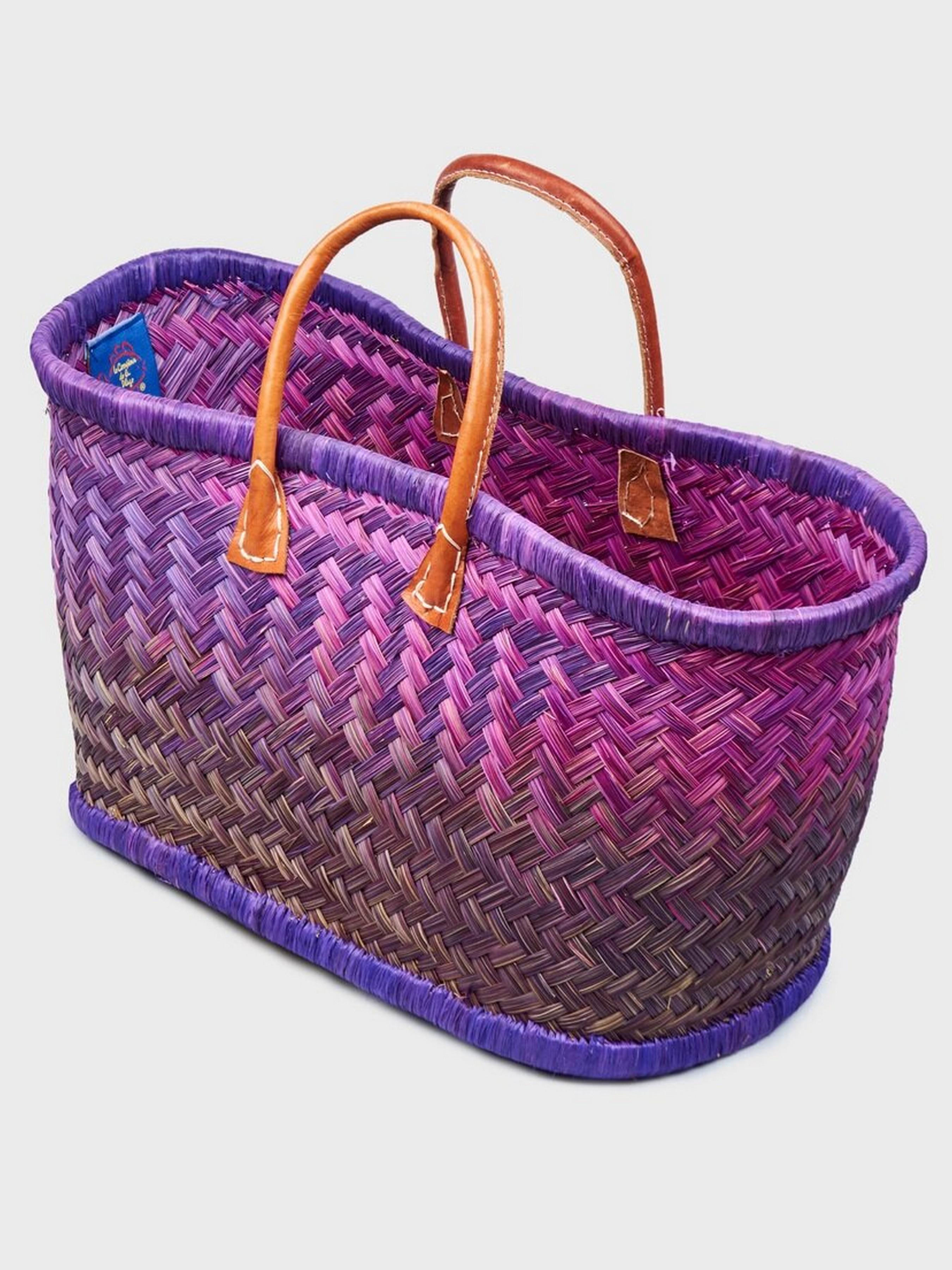 Пляжная сумка LE COMTOUR DE LA PLAGE Aravola BM_Bicolor_255 Фиолетово-серый - фото 2 Пляжная сумка LE COMTOUR DE LA PLAGE Aravola BM_Bicolor_255 Фиолетово-серый - фото 2