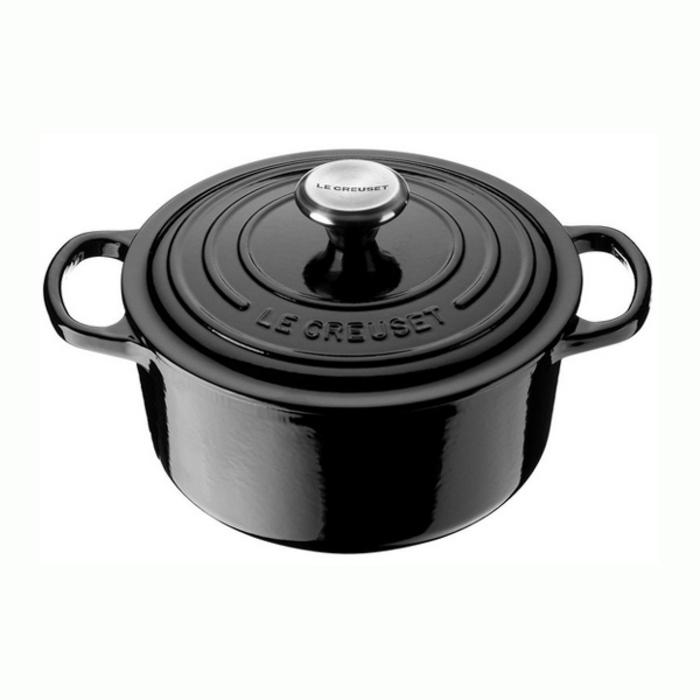 Кастрюля жаропрочная Le Creuset с крышкой 16 см 1,3 л Черный Кастрюля жаропрочная Le Creuset с крышкой 16 см 1,3 л Черный