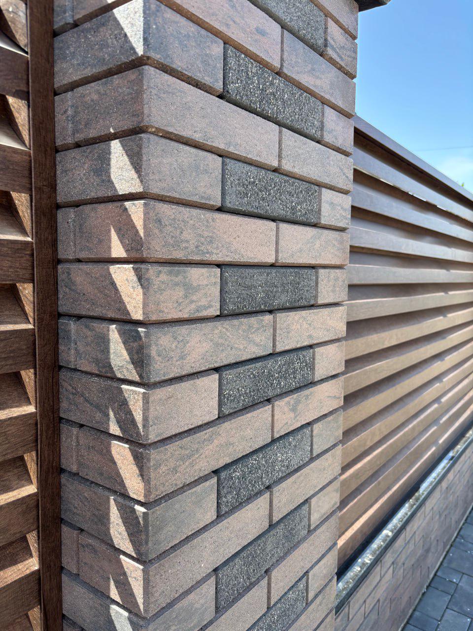 Цегла облицювальна швидкого монтажу Brickland SENTEX SLIM Kashtan (BKSlim6) - фото 5 Цегла облицювальна швидкого монтажу Brickland SENTEX SLIM Kashtan (BKSlim6) - фото 5