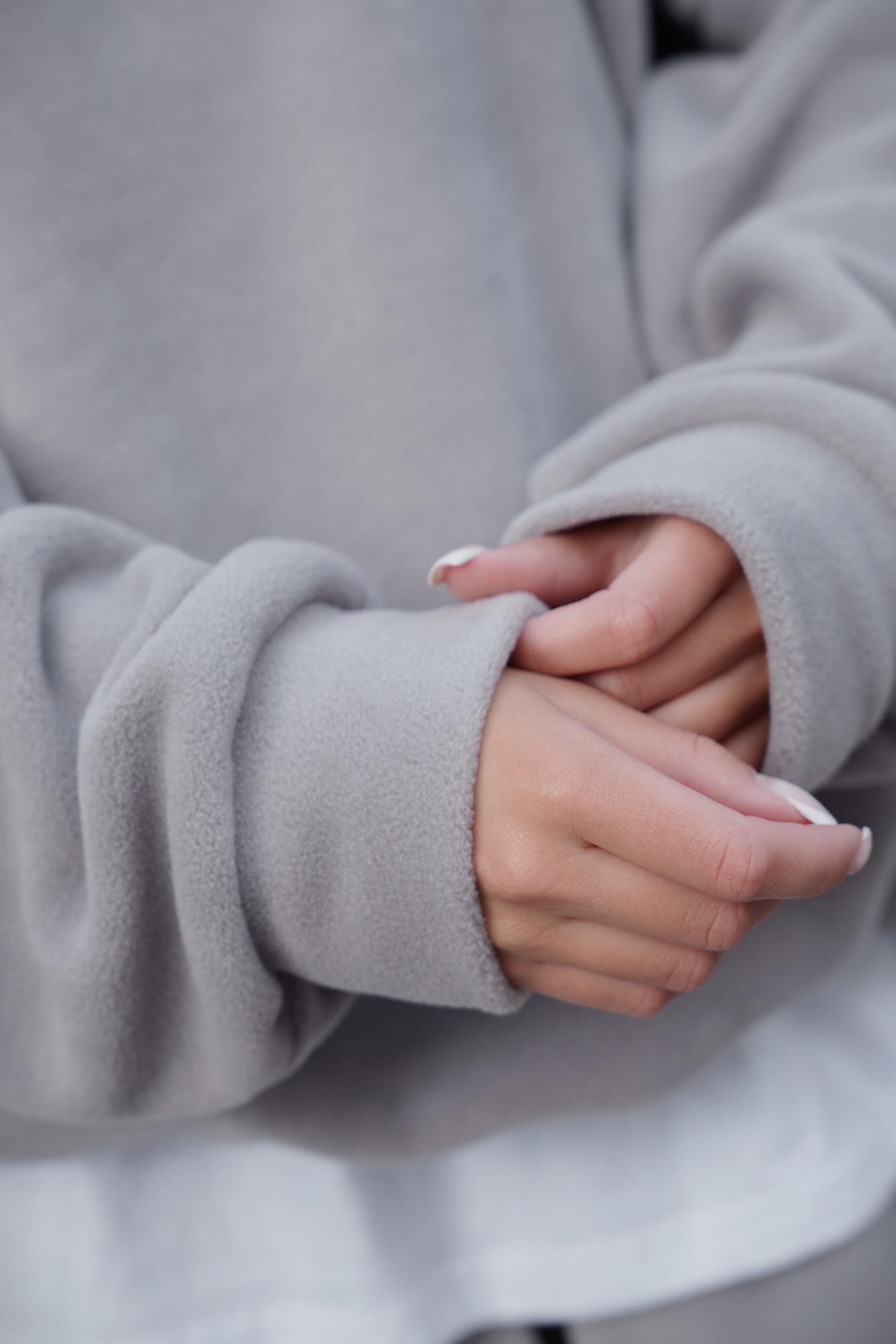 Худи Оверсайз с капюшоном Without Brand Soprano Gray (8055982) - фото 16 Худи Оверсайз с капюшоном Without Brand Soprano Gray (8055982) - фото 16