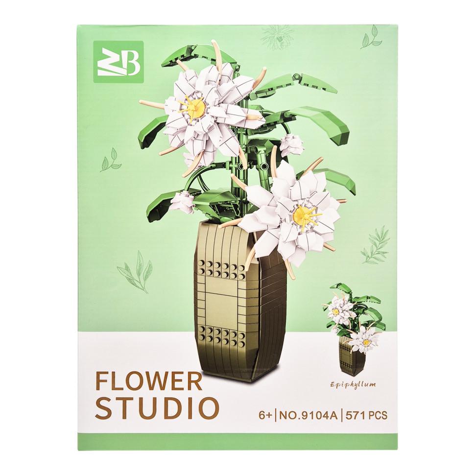 Конструктор дитячий Квіти Epiphyllum Flower Studio 9104A 571 деталь (RLT50819) Конструктор дитячий Квіти Epiphyllum Flower Studio 9104A 571 деталь (RLT50819)