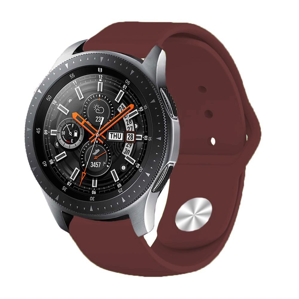 Силіконовий ремінець BeCover для Samsung Galaxy Watch 4 40/44 мм/Watch 42 мм/Watch Active/Active 2 40/44 мм/Watch 3 41 мм/Gear S2 Classic/Gear Sport Dark/Red (706169) - фото 4