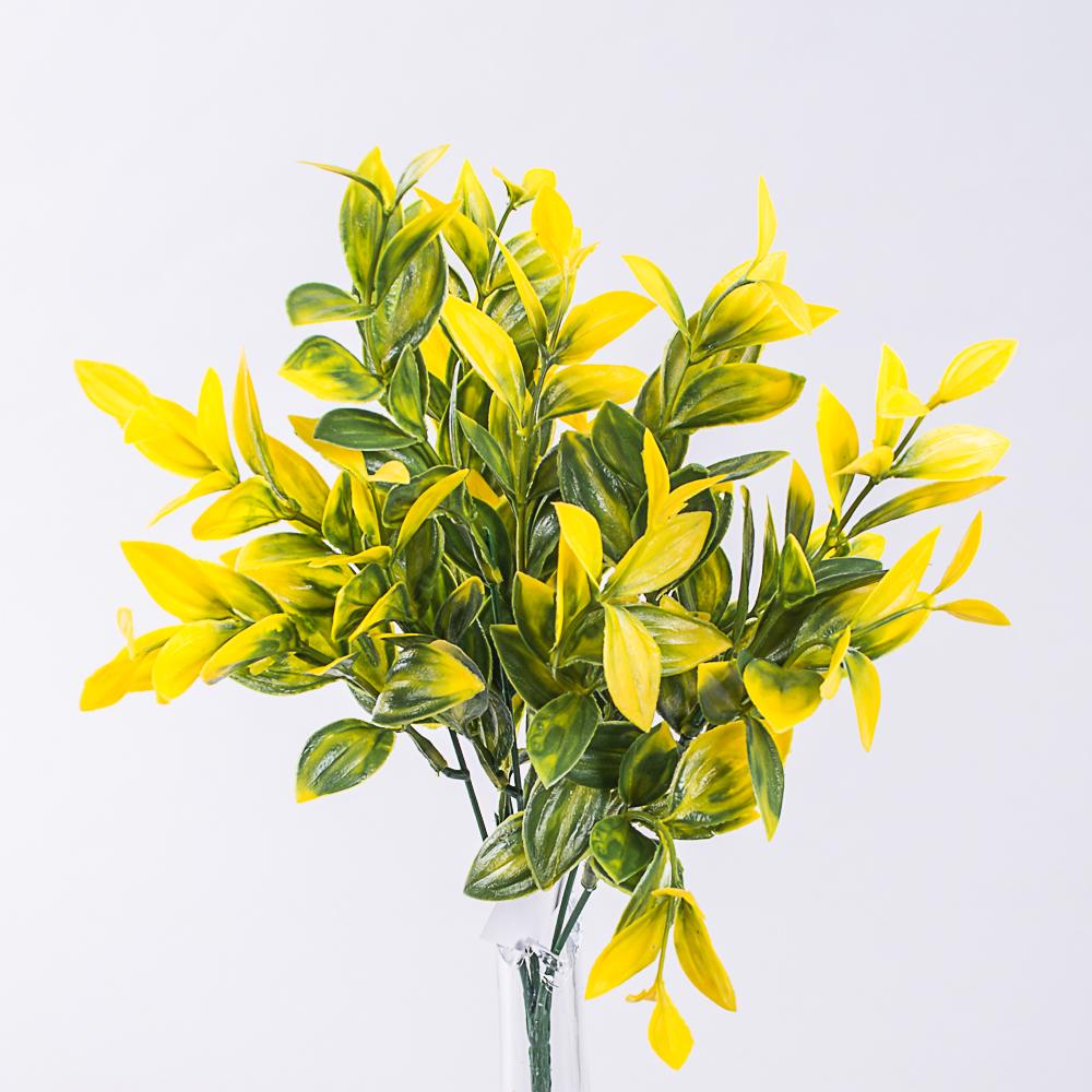 Искусственный букет зеленого масла Желтый (5406-5)