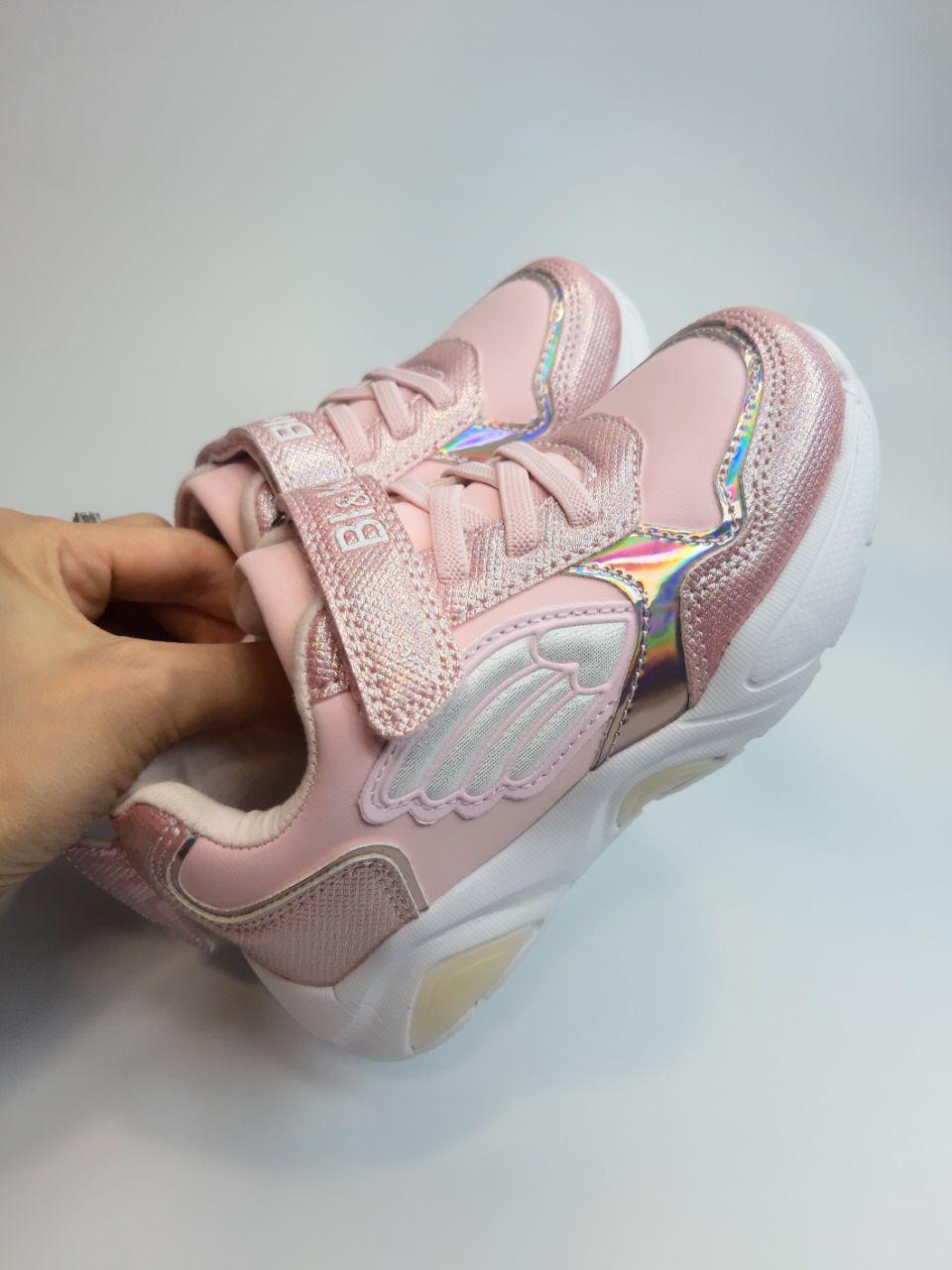 Кросівки для дівчинки Bi&Ki р. 30 19,3 см Рожевий (01236 B) - фото 5 Кросівки для дівчинки Bi&Ki р. 30 19,3 см Рожевий (01236 B) - фото 5