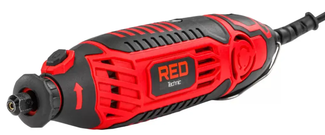Мінішліфмашина пряма Red Technic RTMST0115 2508099004 з гнучким валом 280 Вт 8000-35000 об/хв - фото 3