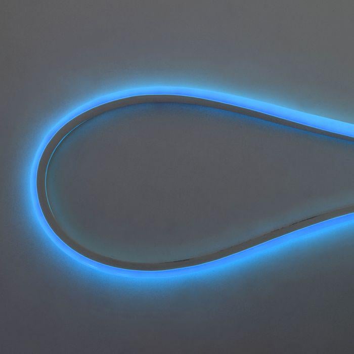 Світлодіодна стрічка неонова HOROZ ELECTRIC NEOLED 6,5W/м 220-240V 22 Lm/LED IP65 28x35 120LED/м/100 Синій (081-010-0001-060)