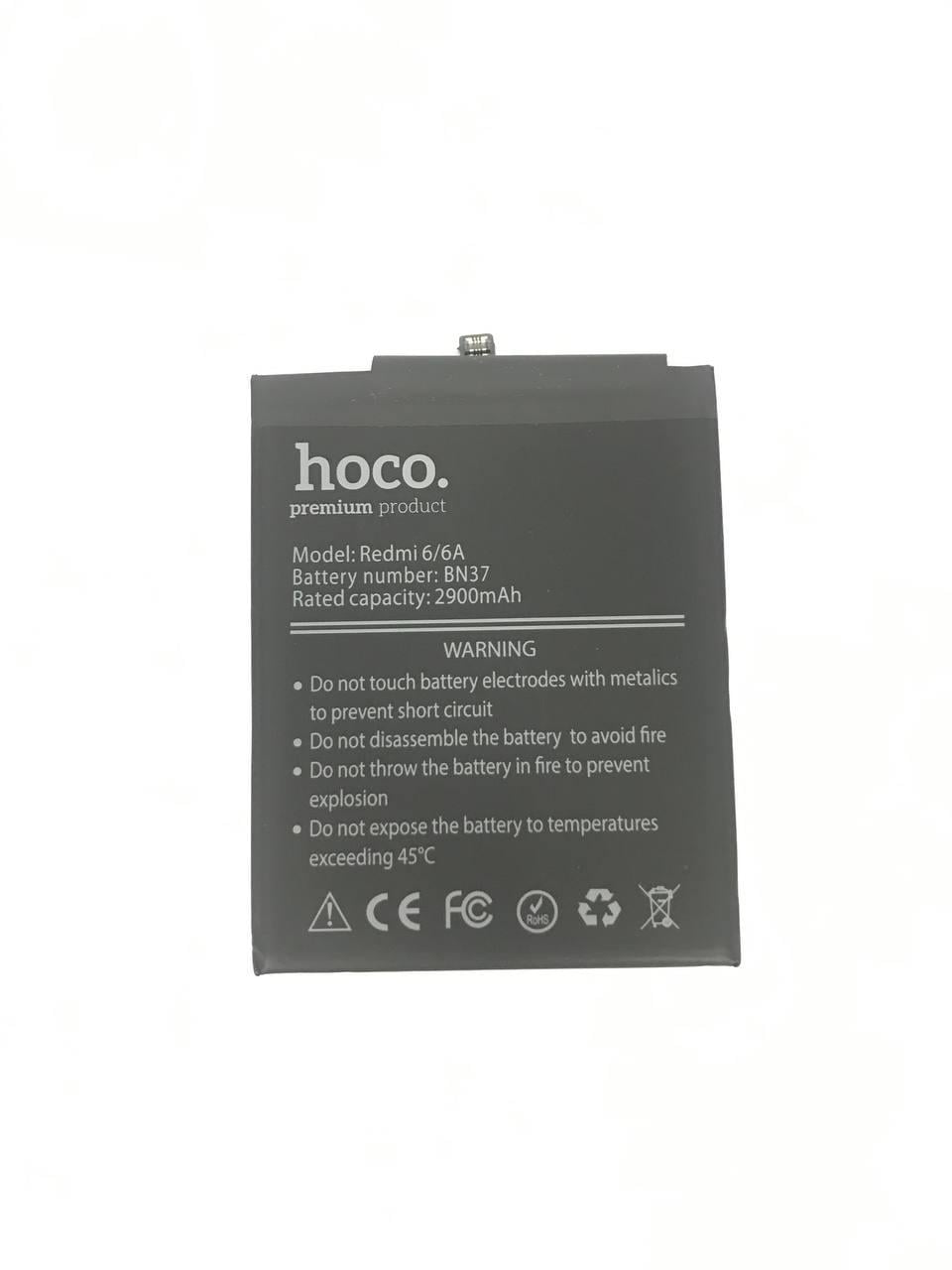 Аккумулятор Hoco Xiaomi Redmi 6/Redmi 6A/BN37 2900 mAh (000545122)