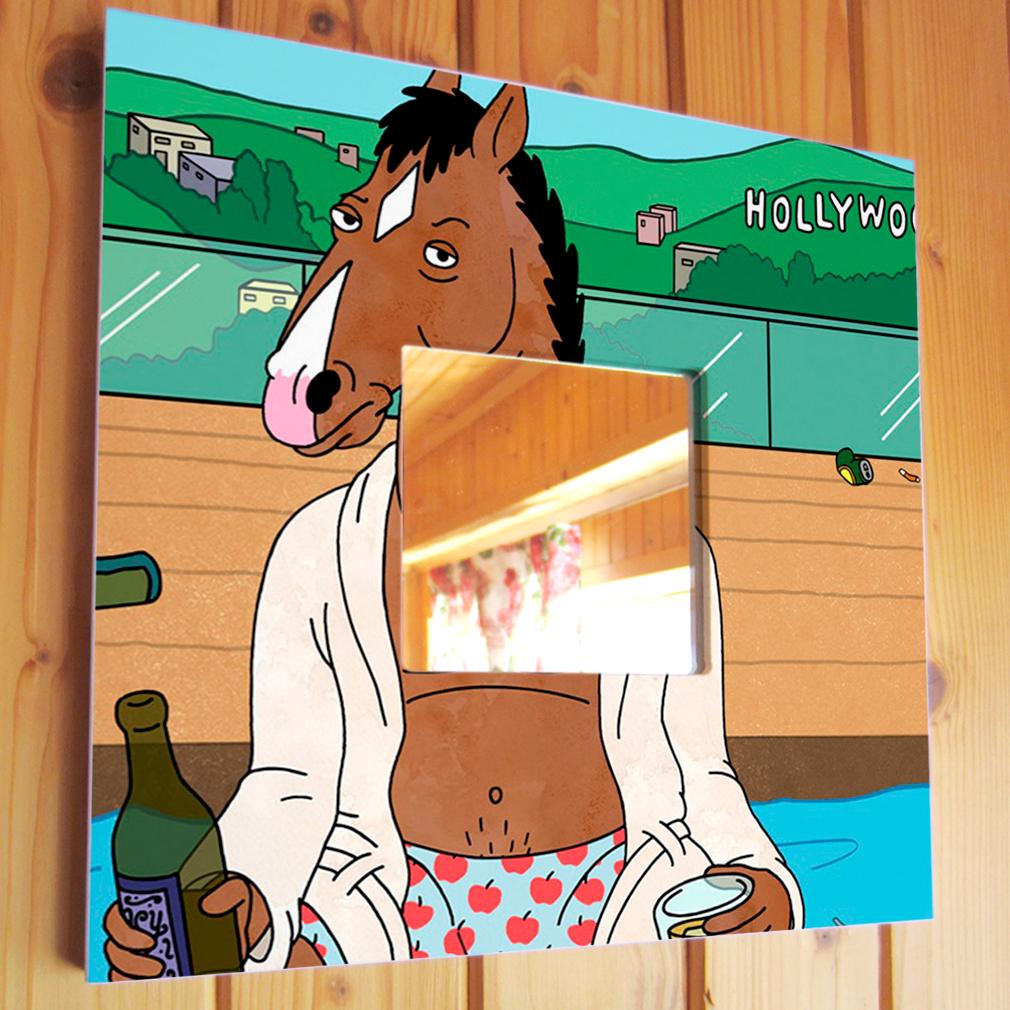 Зеркало "BoJack Horseman" 260х260 мм (M02048)