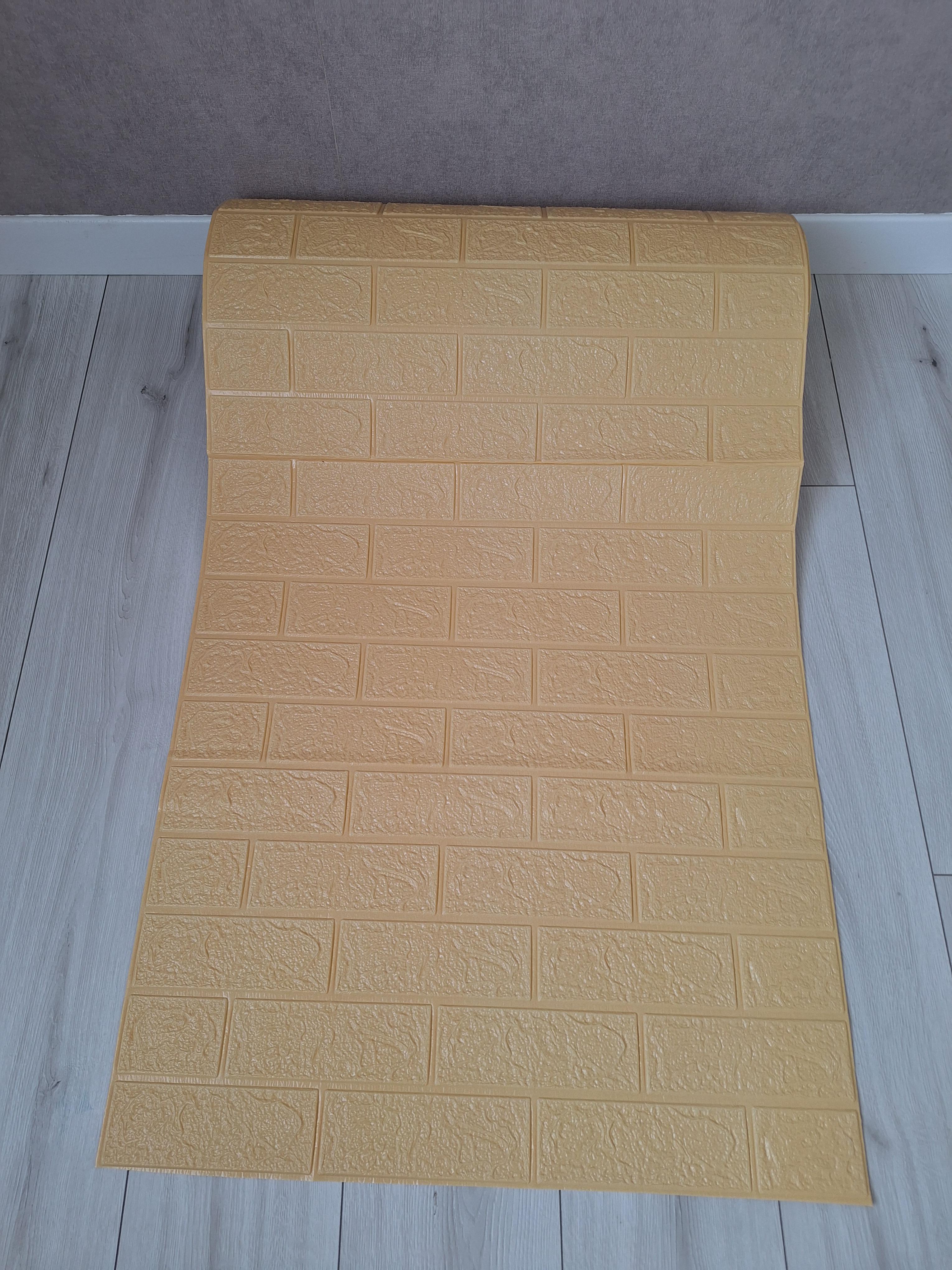 Цегла самоклейка 500x70 см Бежевий (А4-5)