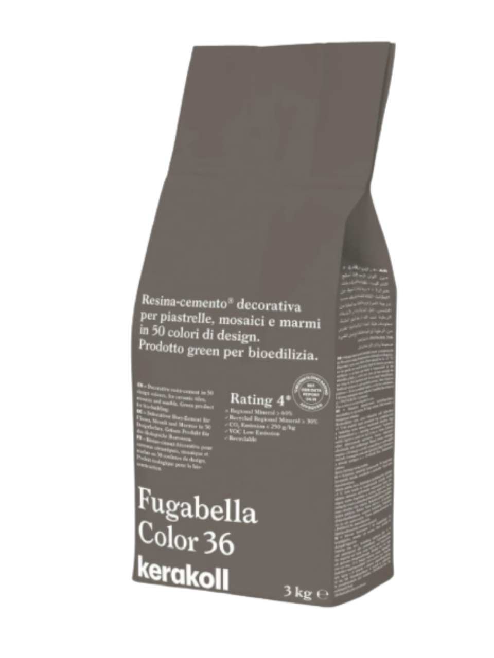 Фуга для швов Kerakoll Fugabella Color-36 3 кг Коричневый (KFG36) Фуга для швов Kerakoll Fugabella Color-36 3 кг Коричневый (KFG36)
