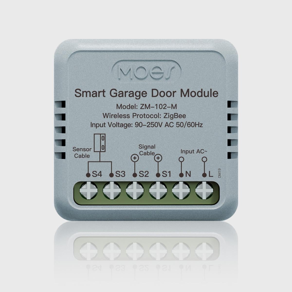 Реле управления гаражными воротами Moes Product Image ZigBee (WH00891)
