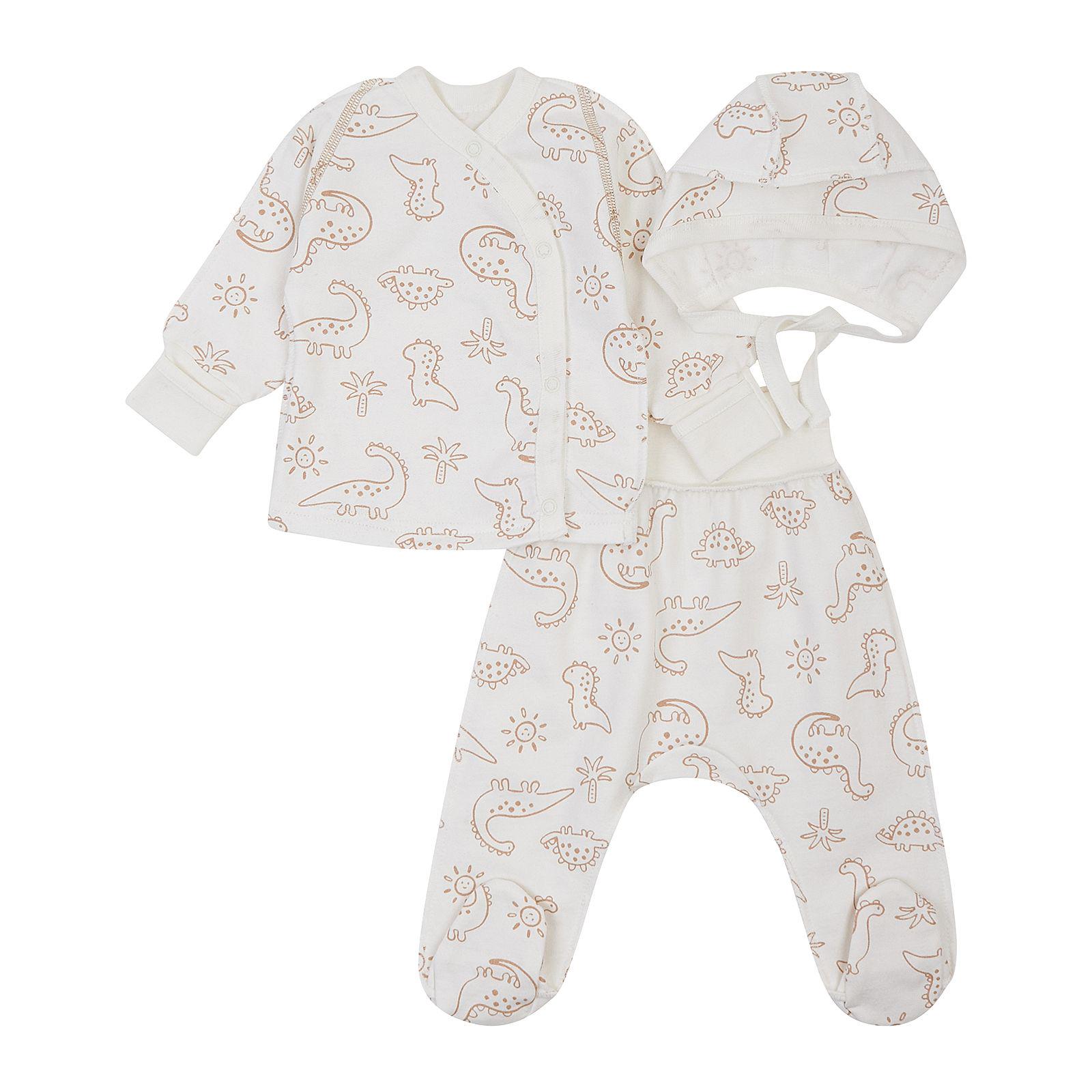 Набір для новонароджених ЛяЛя з льолі/повзунів та чепчика 62 см (К1ФТ003)