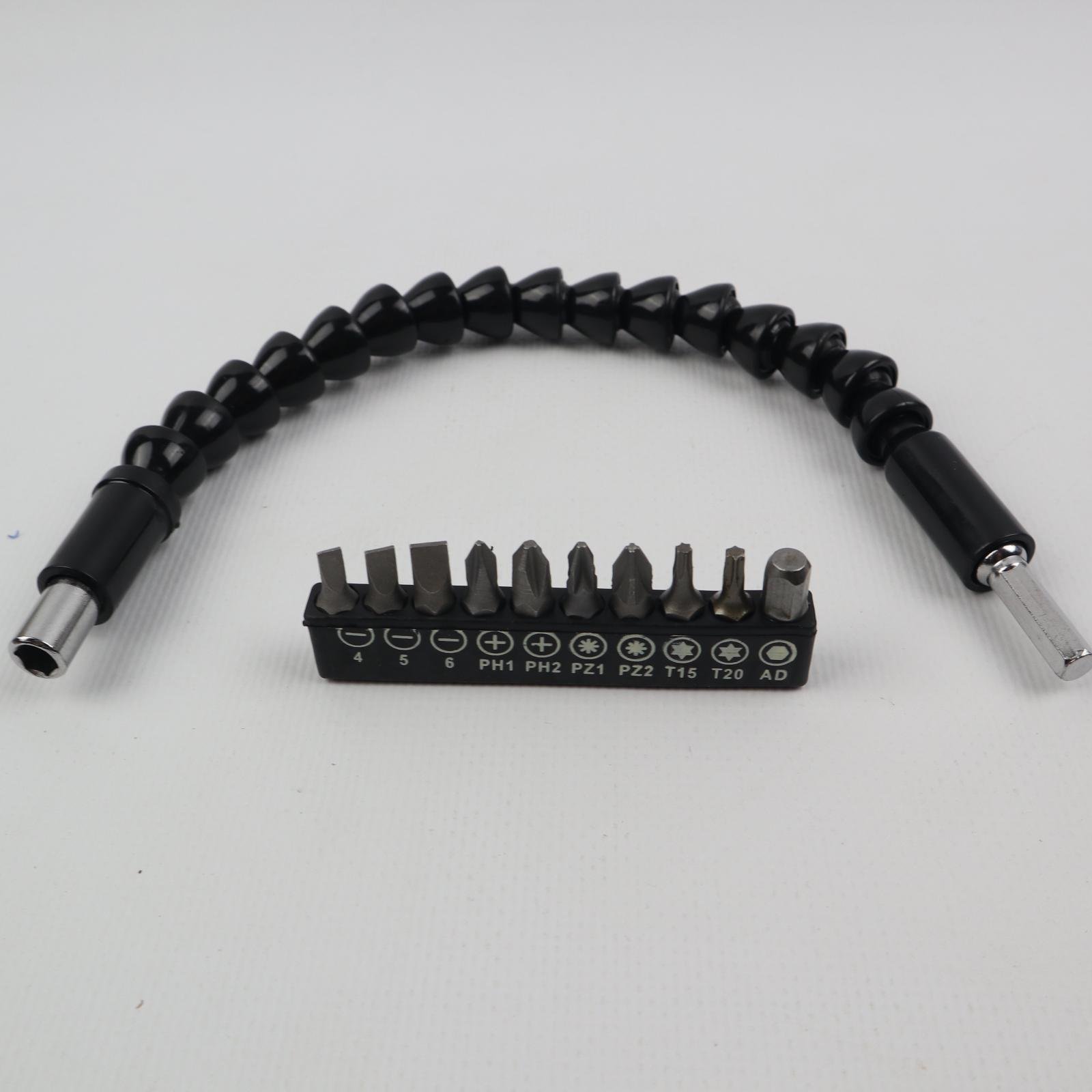 Гнучкий подовжувач для шуруповерта біти 10 шт. (4123352) - фото 3