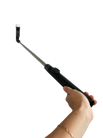 Селфи-палка Selfie Stick DF-01S с подсветкой и пультом для Android/IPhone Черный (26922902) - фото 2 Селфи-палка Selfie Stick DF-01S с подсветкой и пультом для Android/IPhone Черный (26922902) - фото 2