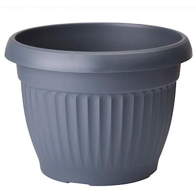 Горшок для цветов Form-Plastic Дона круглый 33 л 45х35 см Антрацитовый (7752762943)