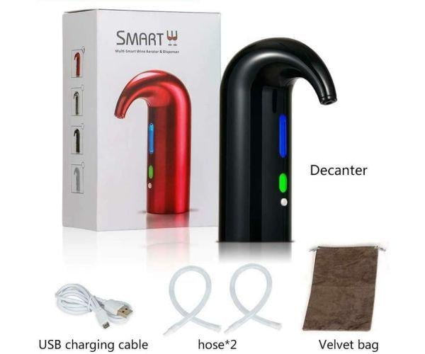 Помпа-аэратор аккумуляторная для вина SW-EA01 Черный (10080) - фото 2 Помпа-аэратор аккумуляторная для вина SW-EA01 Черный (10080) - фото 2