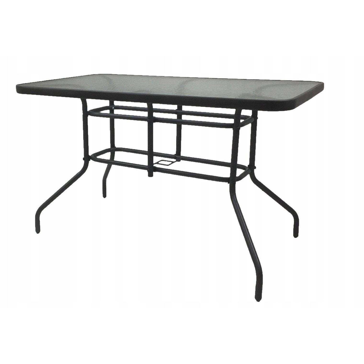 Стіл садовий 4Points Verona прямокутний 140х80 см Black