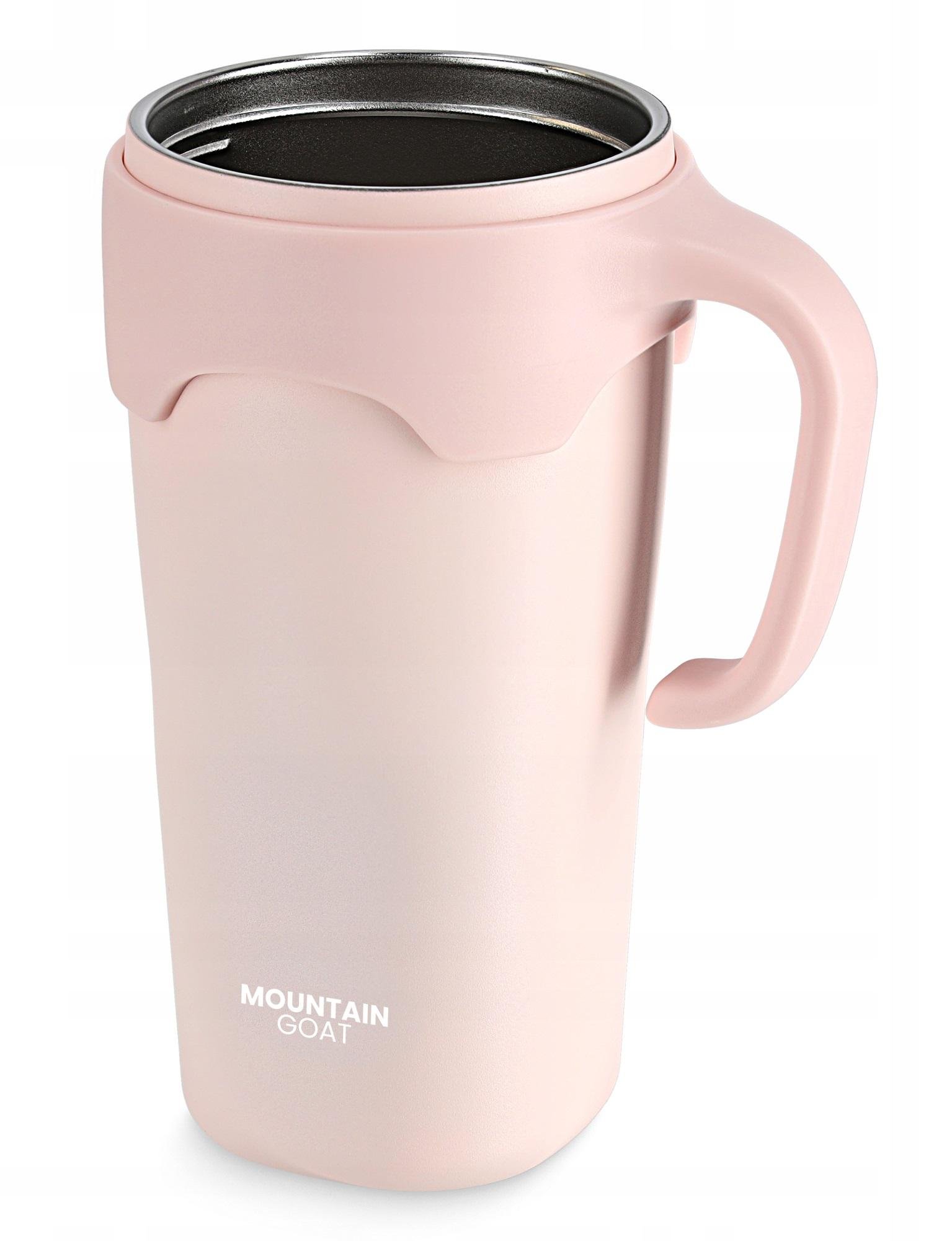 Термокружка Mountain Goat со соломинкой 0,65 л Pink (P-5905973406130)